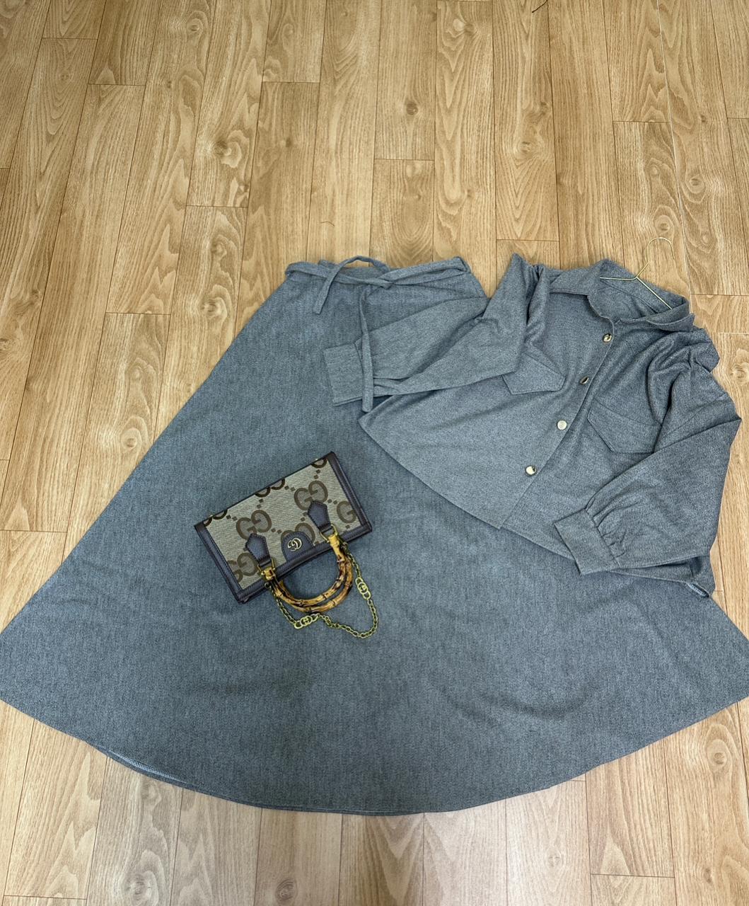 Ensemble Jupe Chemise tuide