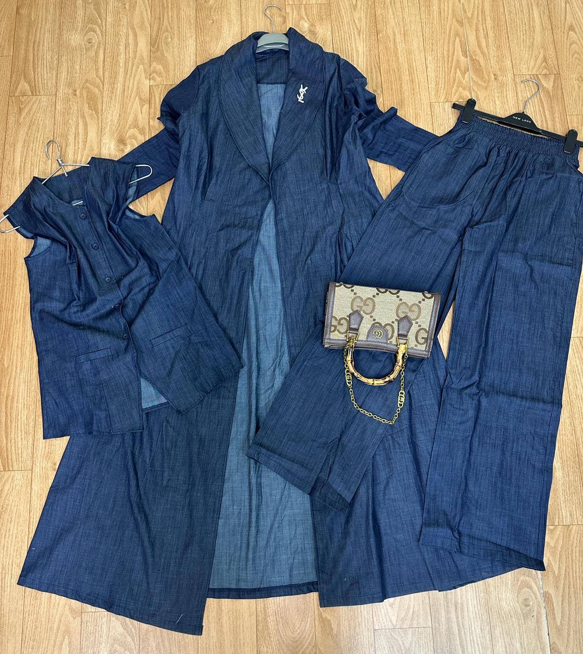 Ensemble 3 pièces jeans