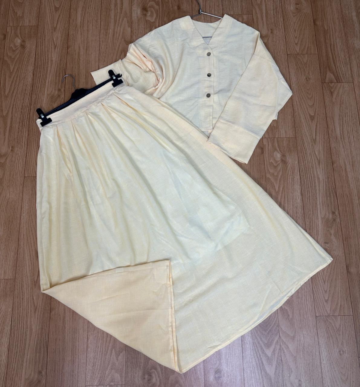 Ensemble jupe chemise 2 piece