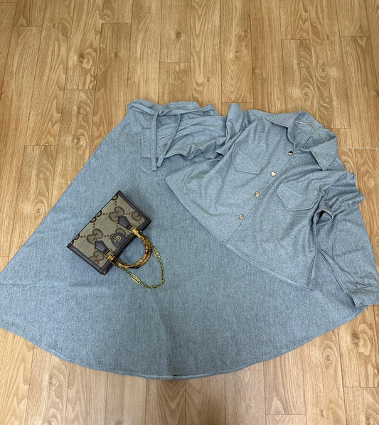 Ensemble Jupe Chemise tuide