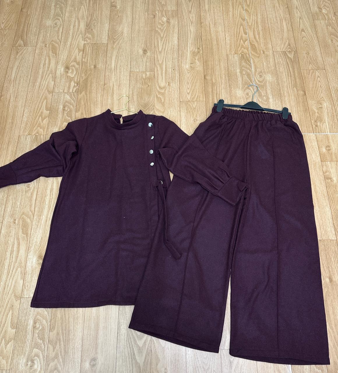 Ensemble 2 pièces tissu flanelle