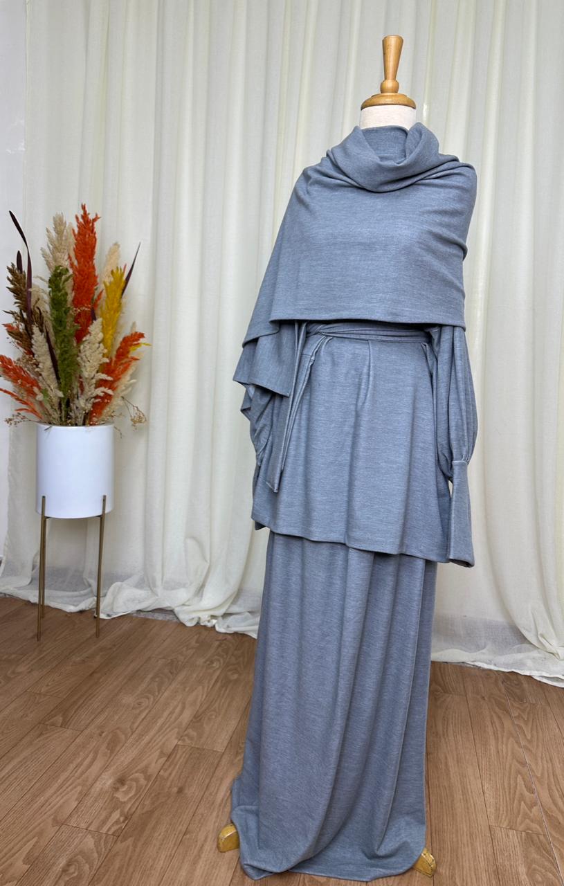 Ensemble 3 Pcs (Cap + Jube + Haut)