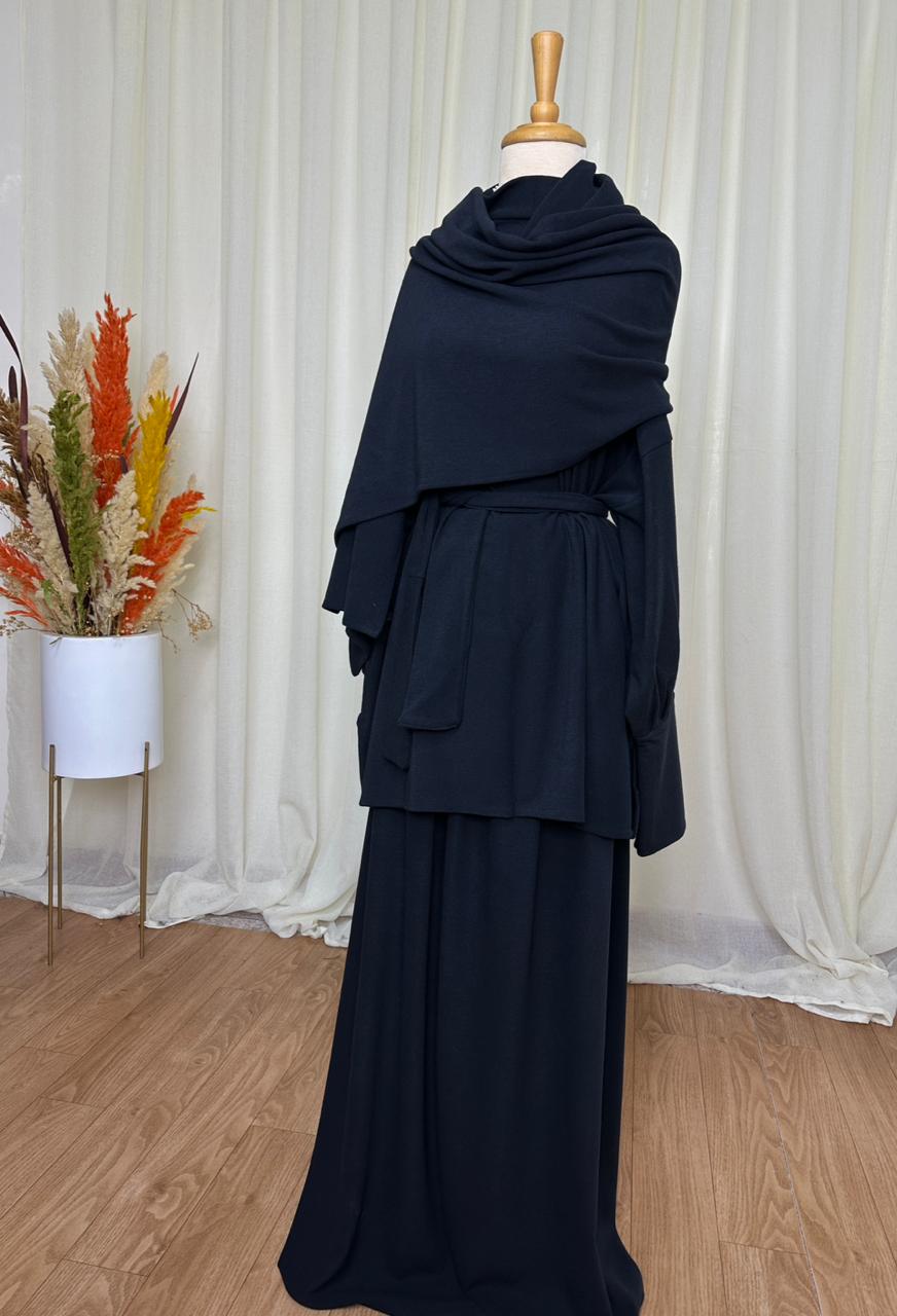 Ensemble 3 Pcs (Cap + Jube + Haut)