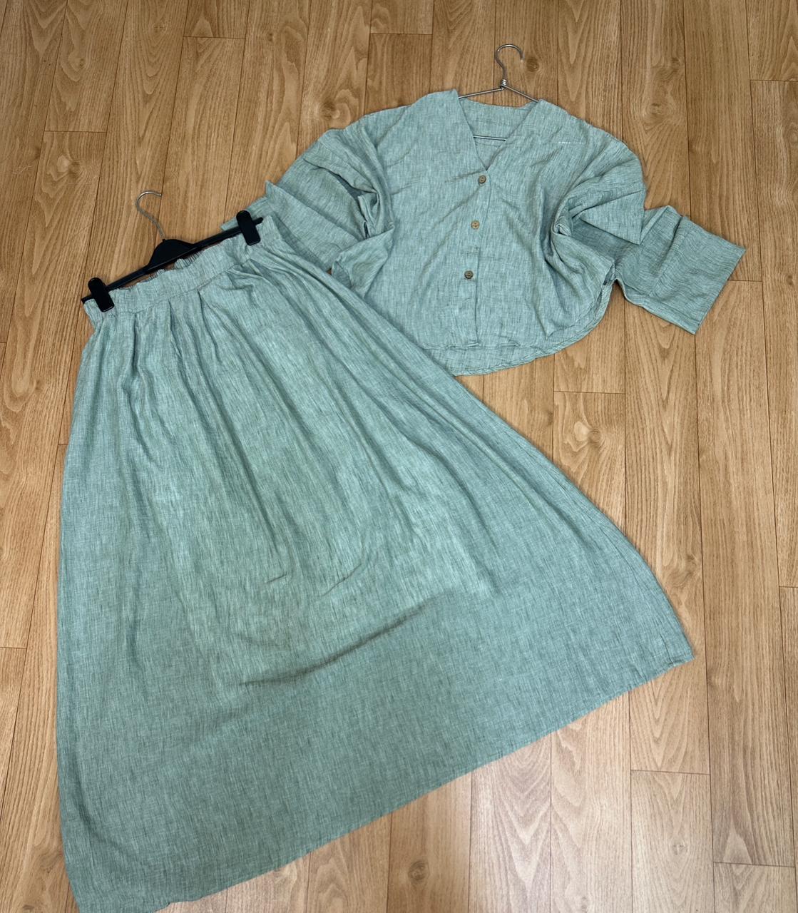 Ensemble  jupe chemise 2 piece