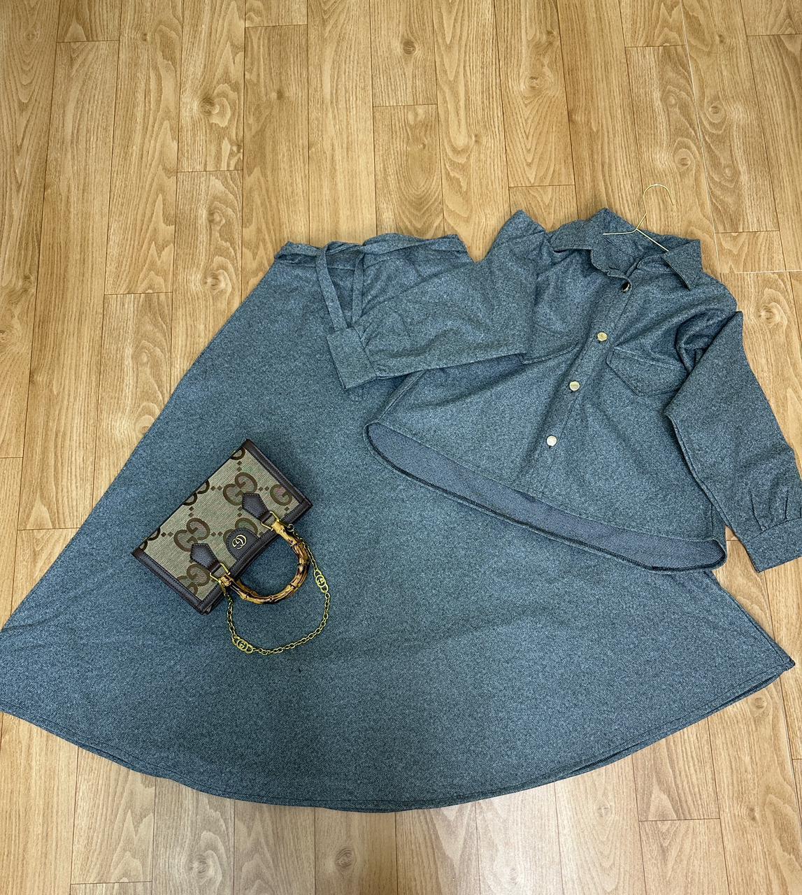 Ensemble Jupe Chemise tuide