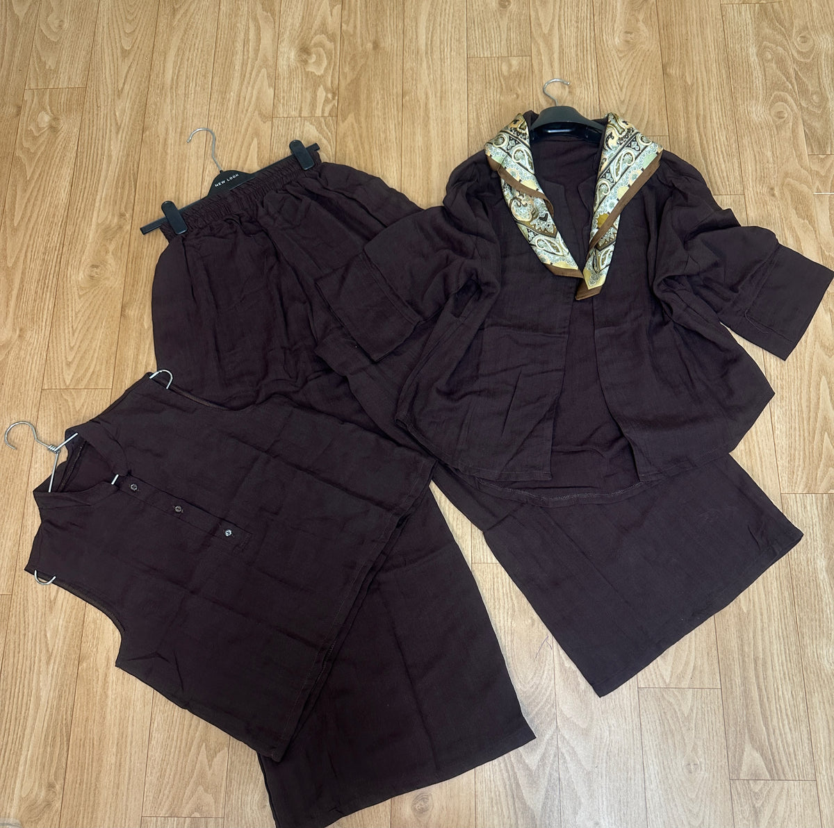 Ensemble 3 pièces lin (solde)
